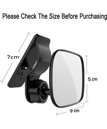 360 Swiveling Baby Car Back Seat Mirror | Adjustable Rear-View Mirror for Safe Travel | Universal Clip-On Design for All Cars - Buy Online on GoSupps.com