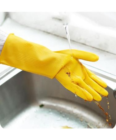 Thickened oxford latex gloves housework dishwashing rubber plastic kitchen rubber cow tendon gloves 90 grams of extra thick M medium - Buy Online on GoSupps.com