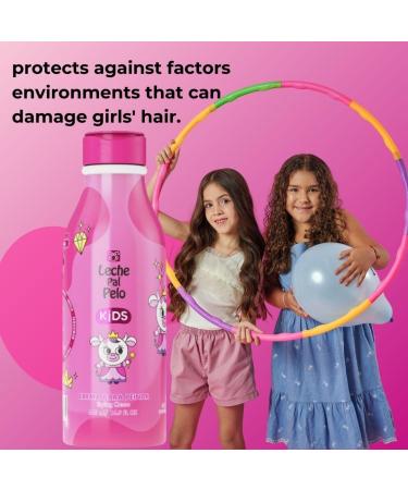 Leche Pal Pelo Kids Styling Cream - Detangling Strengthening & Frizz Control - Moisturizing Hair Cream with Abyssinian & Jojoba Oil - 14.9 fl. oz - Buy Online on GoSupps.com