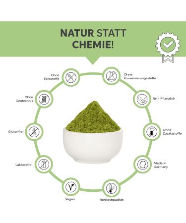 Buy 500g Barley Grass Powder - 100% Pure Premium Raw Food Quality | EU Cultivated | No Additives | International Shipping - Buy Online on GoSupps.com