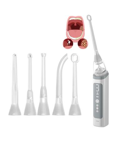 HFDJRWK Rechargeable Tonsil Stone Removal Kit with 3 Suction Levels Food-Grade Material Tonsil Stone Suction Device for Fresh Breath