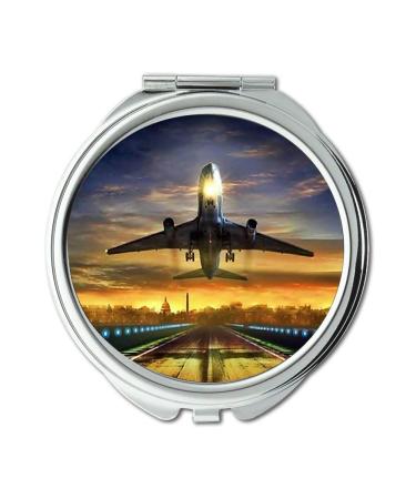 aircraft desktop Mirror Compact Mirror fighter and the kid chin pocket mirror portable mirror