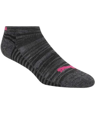PUMA Women's 6 Pack Low Cut Socks 9-11 in Black/Pink - Comfort and Style! - Buy Online on GoSupps.com