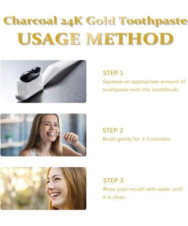 KLYso Activated Charcoal Teeth Whitening Toothpaste | Deep Clean Yellow Stains Freshen Breath & Protect Oral Health(3PCS) - Buy Online on GoSupps.com