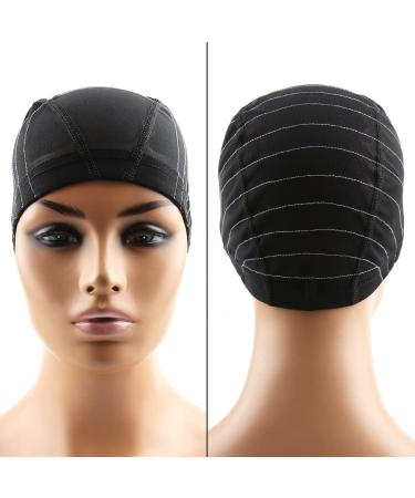 Bella Hair Mesh Dome Wig Cap for Wig Making - Small Black | Stretchable Hairnet with Wide Elastic Band | Ideal for Beginners Sewing 4x4 Lace Closure - Buy Online on GoSupps.com