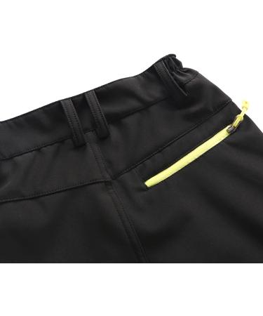 M2C Kids Youth Waterproof Hiking Pants Ski Snow Softshell Trousers Black 10-12 Years - Outdoor Adventure Gear - Buy Online on GoSupps.com