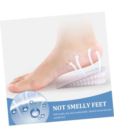 Buy Healvian Height Increasing Insoles - 4 Pairs Invisible Gel Pads for Men & Women Flannel Miss Blush Heel Inserts for Comfortable Height Lift - Buy Online on GoSupps.com