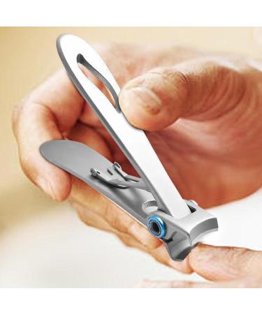 Vbnuyhim Nail Clippers with File Nail Clippers Set Nail Clippers | Heavy Duty Stainless Steel Nail Clippers with Nail File for Stunning Nails Silver - Buy Online on GoSupps.com