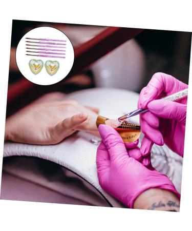 POPETPOP 2 Sets Nail Art Crystal Cup Nail Art Brush Nail Crystal Bowl Shot Glass with Lid Acrylic Liquid Powder Dappen Dish Acrylic Nail Brush Glass Tumbler with Lid Painted Abs Paint Pen - Buy Online on GoSupps.com