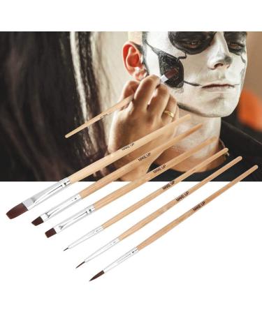 Dekaim 6-Part Children's Makeup Brush Set - Professional Synthetic Hair Brushes for Art Halloween and Theater Makeup - Buy Online on GoSupps.com