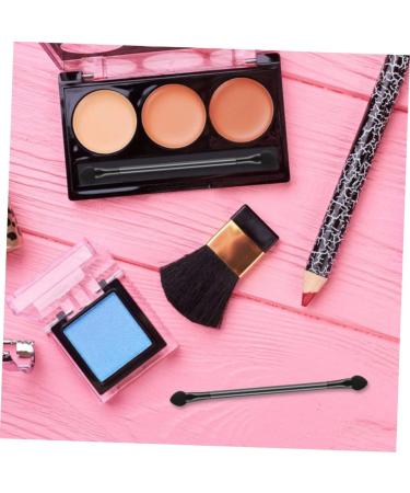 Baluue 60 Pcs Double Ended Eyeshadow Brush Double-sided Eyeshadow Brush Highlighter Black Artificial Fiber 12x1cmx2pcs Blackx2pcs - Buy Online on GoSupps.com