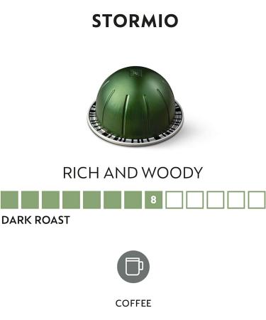  Nespresso Nespresso Vertuo Capsules / Pods 10 (Nespresso Vertuo Stormio 8 Pods 10's) - Buy Online on GoSupps.com