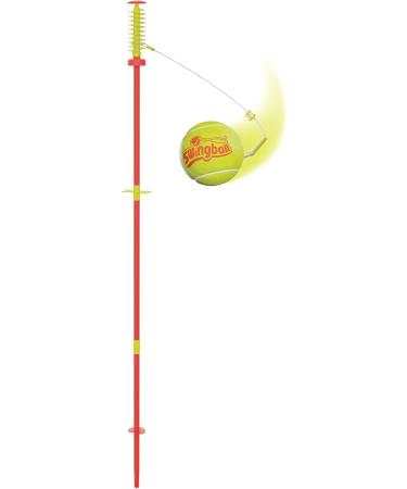 Swingball Classic Original - Red & Yellow | Outdoor Fun | Traditional Ground Set with Tennis Ball & 2 Bats | Ages 5+ - Buy Online on GoSupps.com