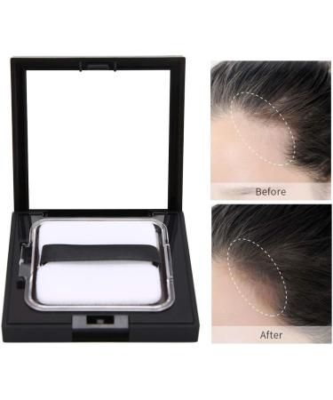 Waterproof Sweat Proof Hair Shadow Powder with Mirror and Puff 3 Colors Available Portable Hair Line Shadow Powder for Women Men Party 12g (Dark Brown) - Buy Online on GoSupps.com
