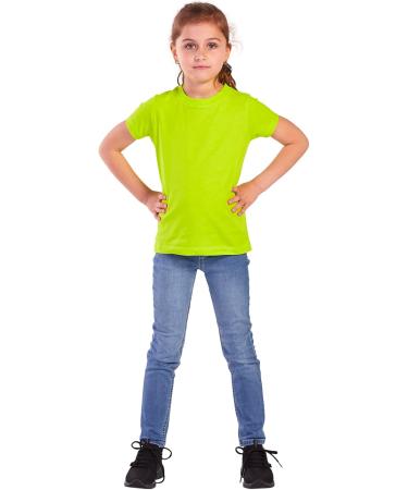 Erima Unisex Kids Nico T-Shirt 110 - Lime Punch | International Shipping Available - Buy Online on GoSupps.com