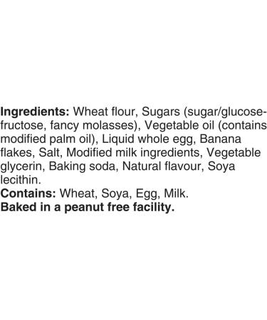 Bear Paws Banana Bread Cookies (Pack of 6) - Soft Cookie Snack Packs Family Size Peanut Free School Snacks 6x480g 72 pouches Banana Bread 480 g (Pack of 6) - Buy Online on GoSupps.com