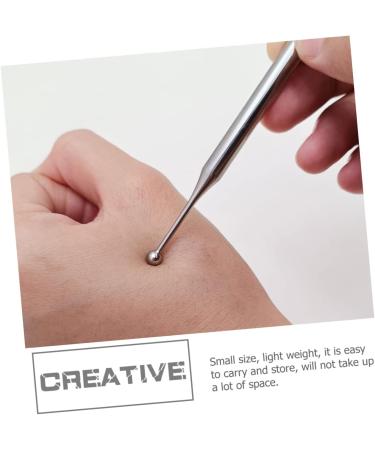 Frcolor Stainless Steel Ear Cleaner & Hand Massager - Manual Acupuncture & Reflex Zone Massage Device for Home Use - Buy Online on GoSupps.com