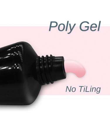 Poly Gel Nail Builder Set With 4 kinds Nail Brush + slip sloution Gel Quick Building Nail Tips Finger Extension Poly Glue Gel Nail Art Tool - Buy Online on GoSupps.com