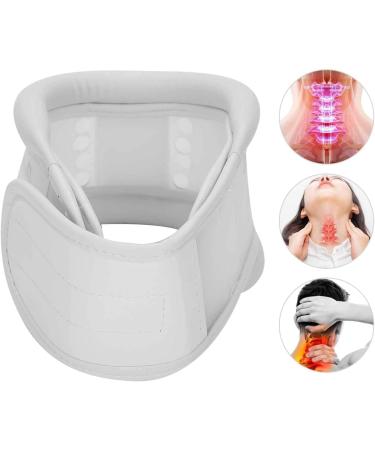 NAKEAH Samnuerly Neck Brace - Adjustable Cervical Traction Device for Neck Pain Relief (L) | Breathable PVC | International Shipping - Buy Online on GoSupps.com
