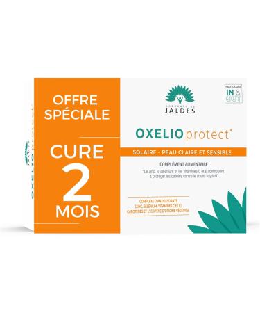 OXELIO PROTECT 60 Capsules | Sun | Light Sensitive Reactive Skin | Prepare for Sun Exposure and Enhance Summer | Natural Carotenoids Vitamins and Minerals | JALDES LABORATORY - Buy Online on GoSupps.com