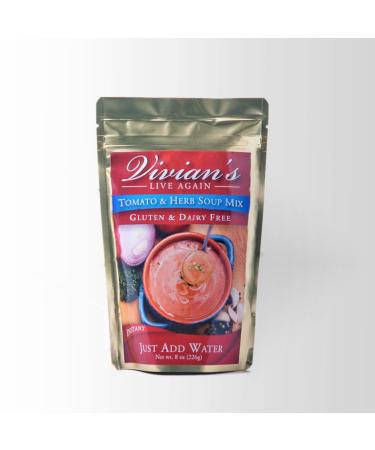 Tomato & Herb Instant Soup Mix by Vivian's Live Again- Gluten Free, Dairy Free, Soy Free