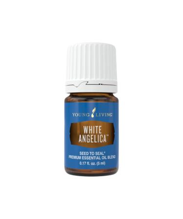 Young Living White Angelica 5ml | Aromatherapy Diffuser Essential Oil Blend | Sweet Warm Aroma | Relaxation & Unwinding | Ideal for Skin | Perfect for Yoga or Meditation | Vegan-Friendly