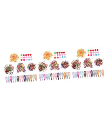 Beaupretty 3 Sets Children's Headgear Trendy Hair Clips Ponytail Holders Hair Clips for Babies Kids Suits Kids Hair Clips Lovely Hair Rope Colored Hair Clips Girl Nylon Baby Hair Accessories