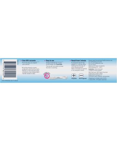 Clearblue Rapid Detection Pregnancy Test Result as Fast as 1 Minute 1 Count 1 count (Pack of 1) - Buy Online on GoSupps.com