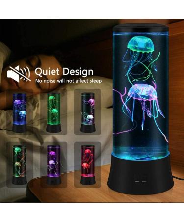 EDIER LED Fantasy Jellyfish Lava Lamp - 7 Color Setting Aquarium Mood Light for Home Office Decor - Great Gifts for Kids - Buy Online on GoSupps.com