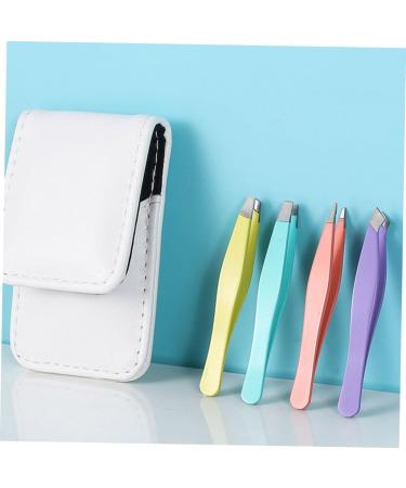 Angoily 1 Set Eyebrow Tweezers Eyebrow Grooming Tools Practical Eyebrow Clip Eyebrow Hair Tweezers Eyebrow Scissor Pro Tools Fake Eyebrow Clamp Stainless Steel Eyebrow Trimming Supplies 8.5x5.3cm Colorful - Buy Online on GoSupps.com