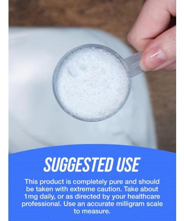 BulkSupplements.com Pure Biotin Powder - as Vitamin B7 Biotin Vitamins for Hair Skin and Nails - Gluten Free 1mg per Serving 25g (0.88 oz) (Pack of 1) 0.88 Ounce (Pack of 1) - Buy Online on GoSupps.com