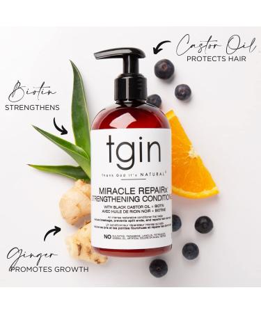 Miracle RepaiRx Shampoo & Conditioner Duo - Repair & Strengthen Damaged Hair - Thank God It's Natural - Buy Online on GoSupps.com