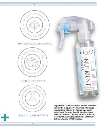 Maximum Strength Anti-Aging Hydrating Mist for Hair, Face & Skin | Vitamin C Toner + Hyaluronic Acid Serum by Stanford Ph.D Doctor | Multi-Bond Coconut Oil, Sunflower & Sea Buckthorn - Buy Online on GoSupps.com