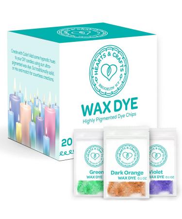 Hearts and Crafts Soy Wax and DIY Candle Making Supplies | 10lb Bag with  100 6-Inch Pre-Waxed Wicks, 2 Centering Devices 10 lbs