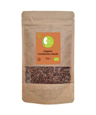 Organic Cardamom Seeds - Certified Organic - by Busy Beans Organic (50g) - Buy Online on GoSupps.com