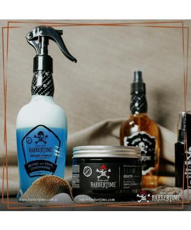 Barbertime Hair Sea Salt Spray | Hair Texturizing With Aloe Vera Extract Revitalizer 150ml 6.76 fl.oz - Buy Online on GoSupps.com