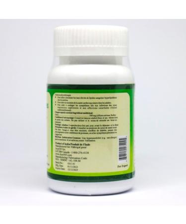 Ayur365 Garlic Veg Capsules 60ct. Supports Heart & Lowers Lipid levels & For Respiratory Health - Buy Online on GoSupps.com