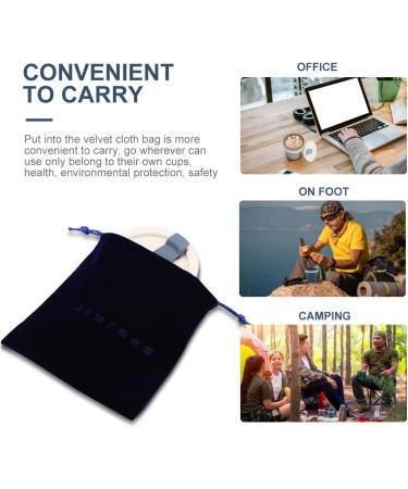 Joyrses Silicone Collapsible 12 oz Travel Camping Cup with Improved Seal and Reinforced Cover - Purple - Buy Online on GoSupps.com