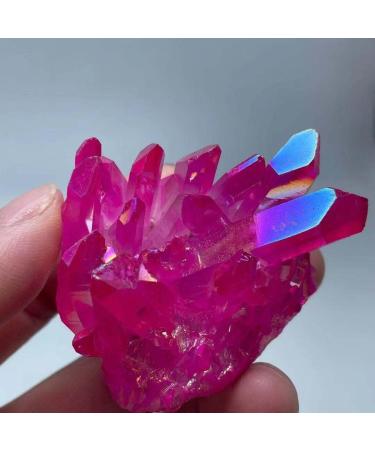Choice of Gifts Natural Angelic Crystal Cluster with Titanium Plated Quartz Cluster Stone for Vibration Stone HOMEZHOU (Size : 80-100g) - Buy Online on GoSupps.com
