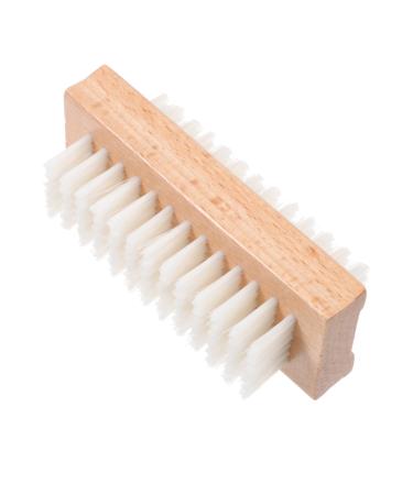 minkissy 1pc Nail Dust Brush Fingernail Cleaning Brush Remove Brush Nail Art Scrub Shoes Nail Scrubbing Toe Cleaning Brush Wooden Nail Brush Sink Manicure Brush Small Tools Pedicure