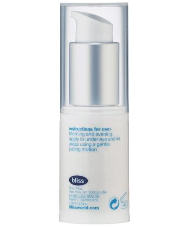 Bliss Triple Oxygen Instant Energizing Eye Gel 15ml | Revitalize Eyes | International Shipping Available - Buy Online on GoSupps.com