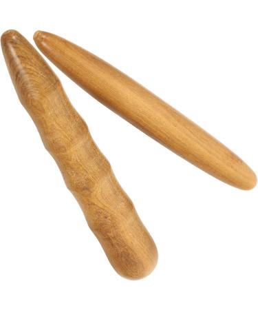 8-Piece Acupressure Wooden Massage Tool Set - Body Muscle Massager & Reflex Zone Scraper for Enhanced Relaxation - Buy Online on GoSupps.com
