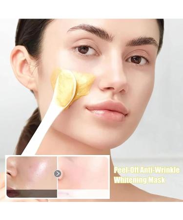 Uniguardian Gold Foil Peel-Off Mask 98.4% Gold Face Mask Peel-Off Anti-Wrinkle Face Mask for Removes Blackheads Reduces Fine Lines and Deeply Cleans Moisturizing - Buy Online on GoSupps.com