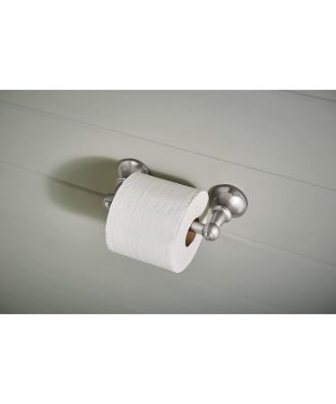 Moen DN4408BN Vale Double Post Toilet Paper Holder - Brushed Nickel Finish - Buy Online on GoSupps.com