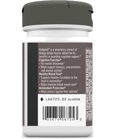 Nature's Way Ginkgold 60mg - 50 Tablets - Boost Memory & Cognitive Function - Buy Online on GoSupps.com