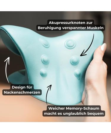 Snoozly Neck Relief Coach | Premium Chiropractic Neck Support Pillow for Cervical Spine Comfort & Travel - Buy Online on GoSupps.com