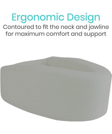 Morsa UK Foam Cervical Collar - Soft Neck Support for Pain Relief - Medical Grade Spine Brace for Disc Hernia & Osteoarthritis - Sleep-Friendly (Grey, Size S) - Buy Online on GoSupps.com