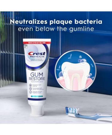 Crest Pro-Health Advanced Gum Restore Deep Clean Toothpaste 4.8 oz Pack of 3 -Anticavity Antibacterial Flouride Toothpaste Clinically Proven Gum and Enamel Protection - Buy Online on GoSupps.com