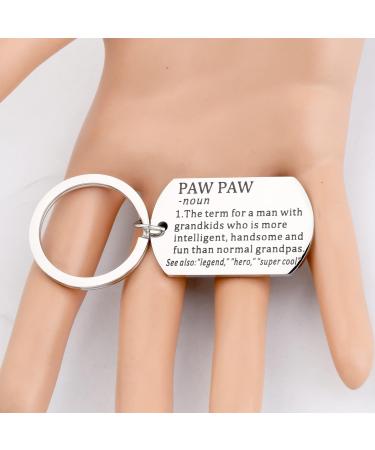 ENSIANTH Pawpaw Gift Father's Day Gift Grandpa keychain Gift Best Pawpaw Ever Pawpaw Birthday Gift Pawpaw Key S - Buy Online on GoSupps.com