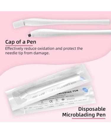  ATOMUS ATOMUS 10pcs Microblading Eyebrow Pen and Blade 18U Disposable Microblading Permanent Makeup Manual Pen Individual Package - Buy Online on GoSupps.com